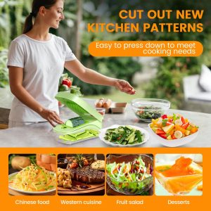 12 piece multi functional vegetable cutter, a household kitchen tool for slicing, dicing, slicing and grilling