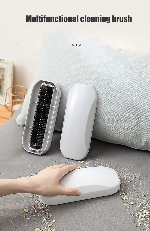"simple white box soft brush" multi functional bed carpet dust proof cleaning brush