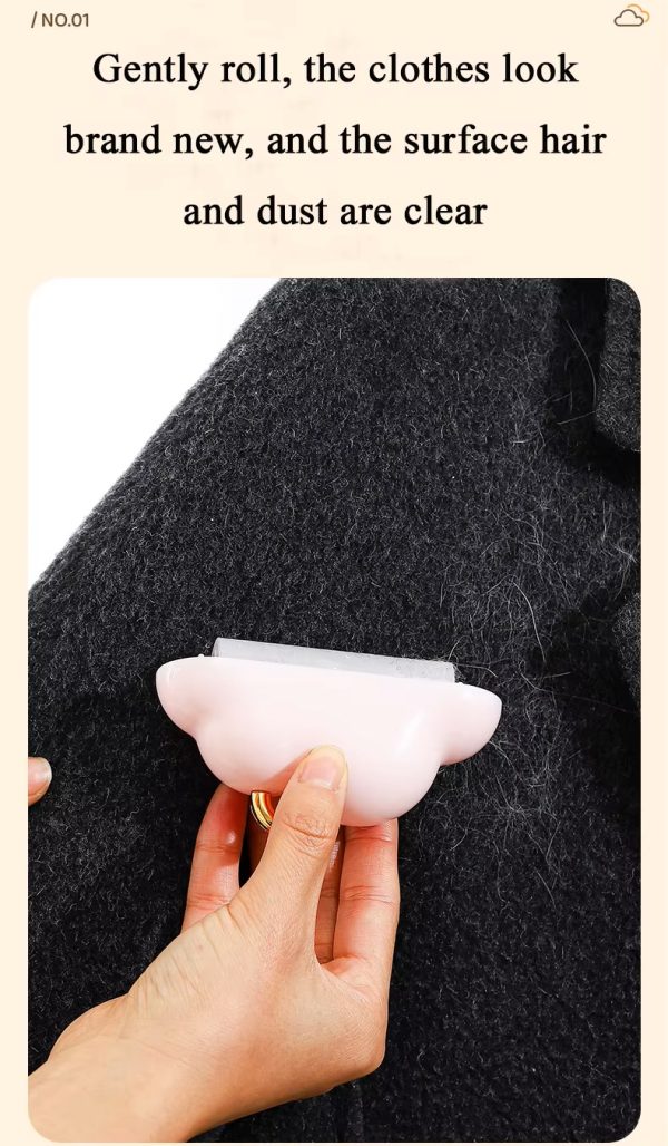 "cloud shaped portable" easy to hang powerful lint remover