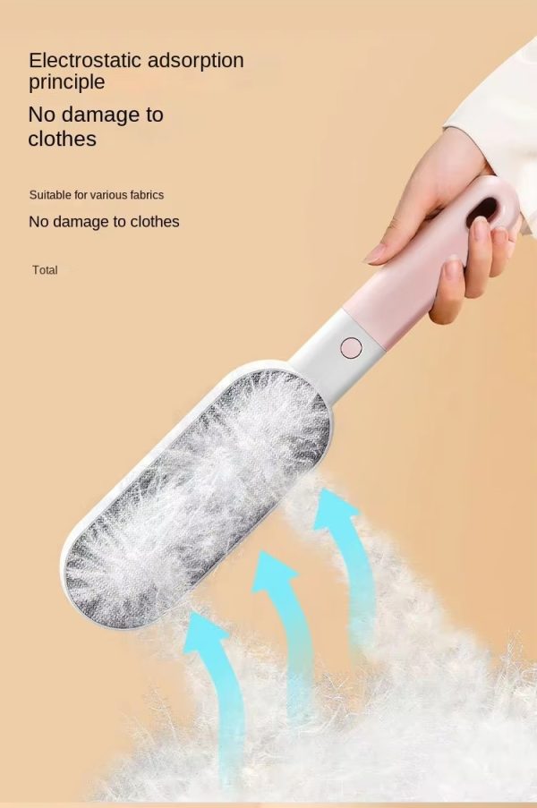 "four in one multi functional clothing cleaning brush with multiple brush heads that can be changed to macaron color.