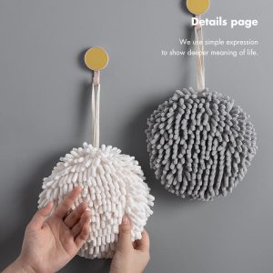 "fluffy ball type strong water absorption" creative multi functional chenille quick water absorption, drying and cleaning wipe