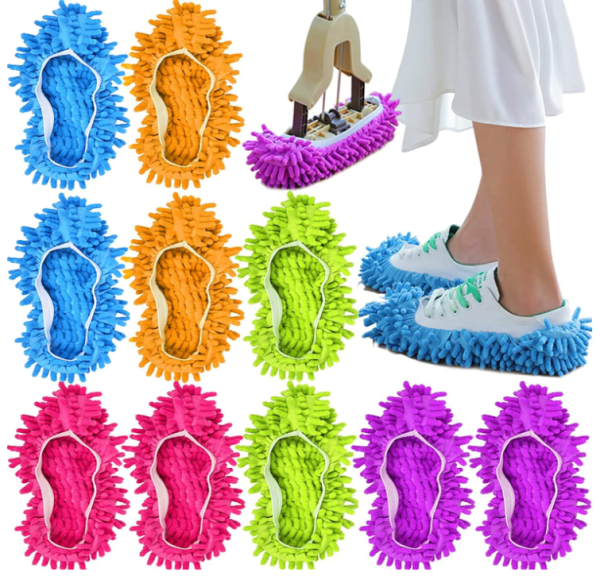 "hot selling multi color reusable chenier floor scrub anti print shoe covers