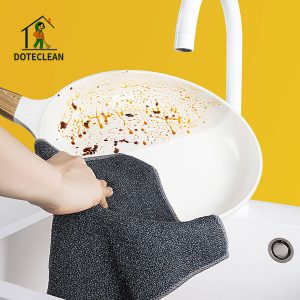 new "double sided ultra fine fiber magic" home multi functional thickened water absorbing, oil removing, friction kitchen towel cleaning cloth