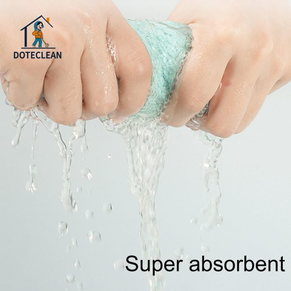 New "Multi-color rhombic pattern" microfiber multi-functional anti-grease cleaning cloth for household use - Image 3