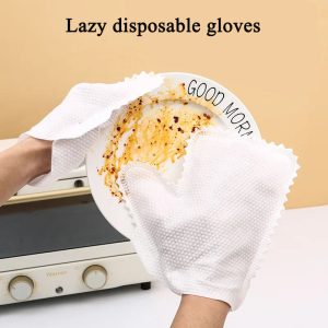 new "glove style lazy disposable cleaning wipes" for dust removal and cleaning gloves