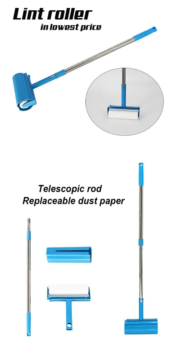 "extendable blue long rod" multi scenario lint remover